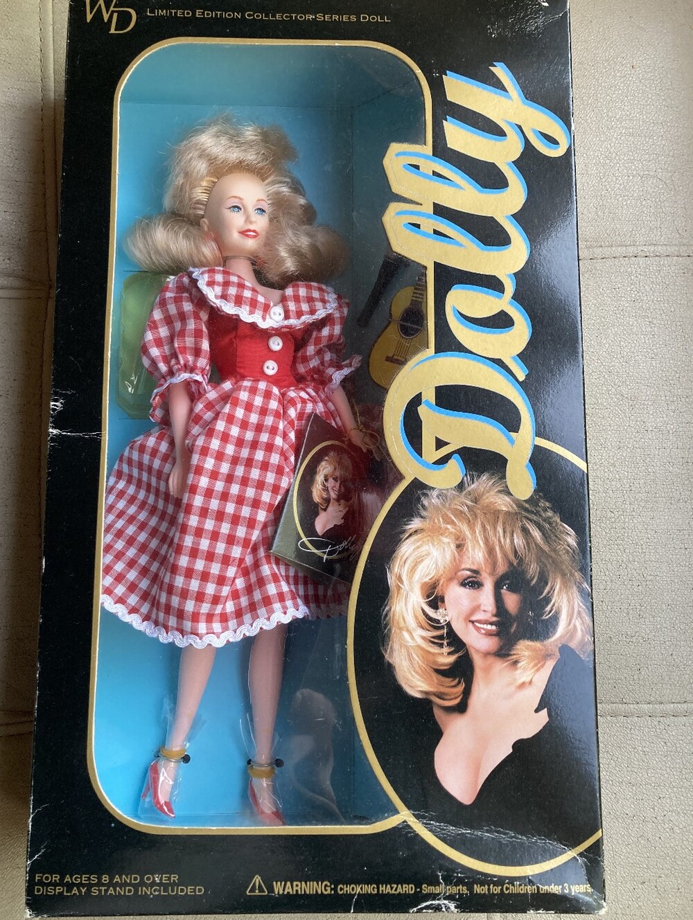 Dolly Limited Edition Collector Doll in Red Gingham Dress
